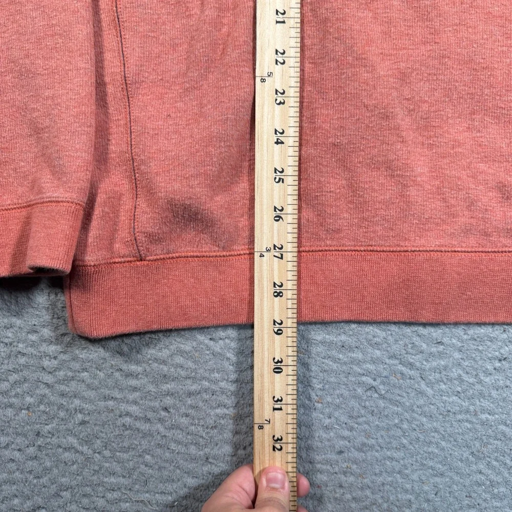Tommy Bahama Sweater Men's XL Orange Knit‎ Quarter Zip Reversible Preppy Holiday
